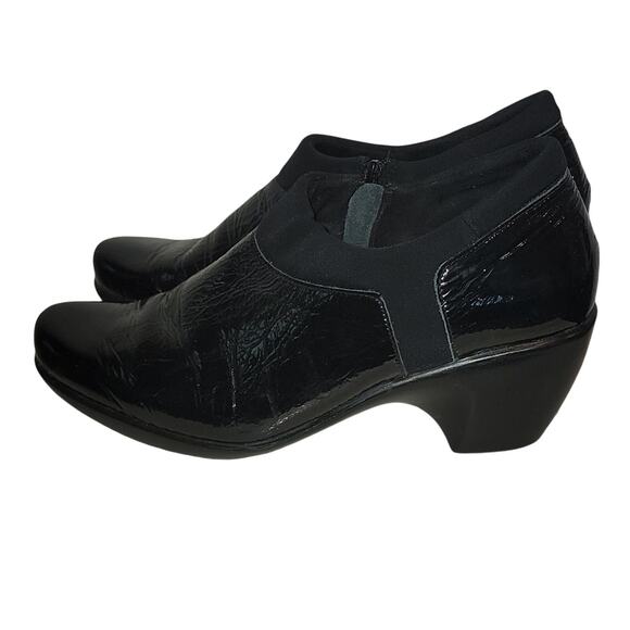 Naot Gleam Crinkled Patent Leather Bootie, 41 - Picture 3 of 10